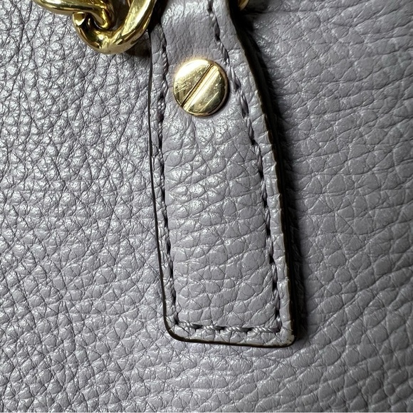 MICHAEL KORS Jet Set Gold Chain Straps Lilac Pebble Leather Shoulder Bag - Picture 6 of 16